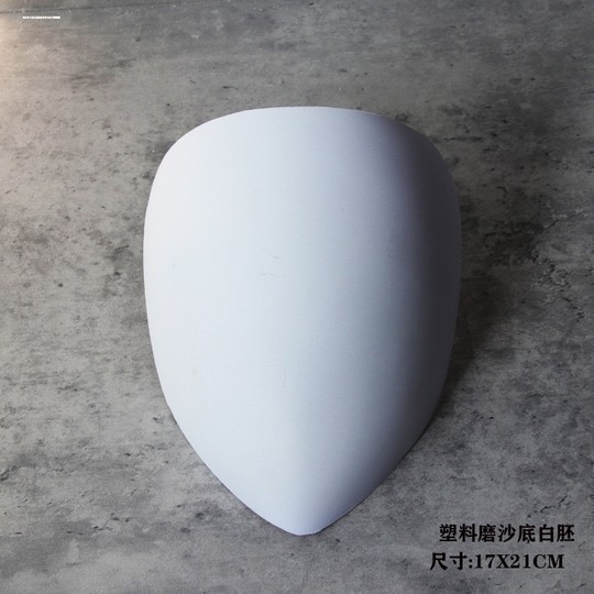 无眼无孔人像脸谱成人脸空白手绘面具面谱狼人杀游戏面具PVC塑料