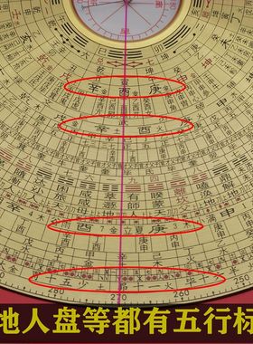 综合盘罗国源8寸专业罗盘正品