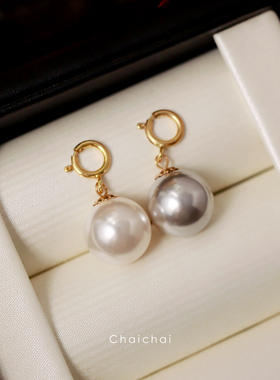 14K包金任意扣天然施家珍珠吊坠