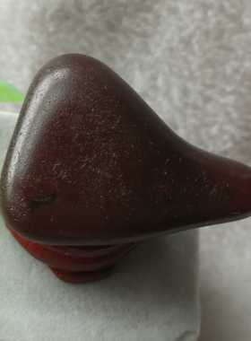 天然花纹玛瑙原石小巧把玩件