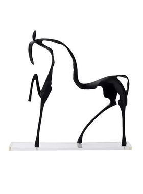 新中式创意骏马摆件客厅玄关酒柜现代家居装饰品电视柜工艺品摆设