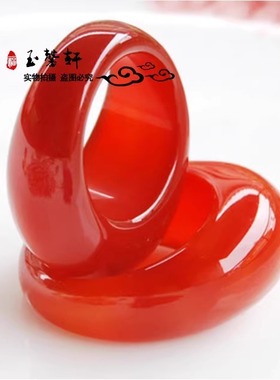 天然玉石黑白水滴聚财男女款戒指