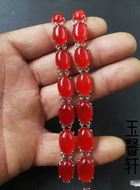 精美马来玉蛋形手链女款