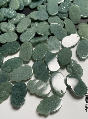 天然A货翡翠宝宝财神吊坠