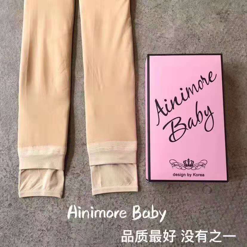 婴儿粉光腿神器女秋冬加绒加厚打底袜 baby ainimore 新款首发 婴儿粉光腿神器女秋冬加绒加厚打底袜 baby ainimore 新款首发