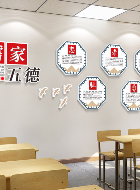 学校楼梯走廊文化墙贴纸立体贴画