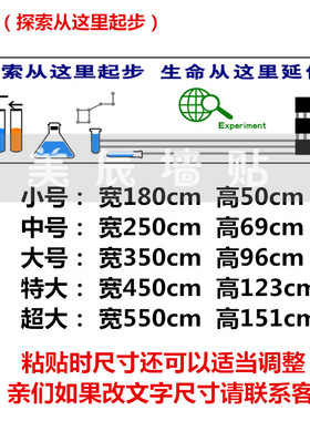 学校办公室文化仪器墙贴
