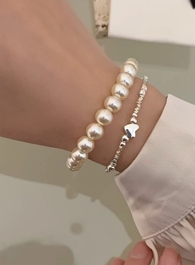 施华家法式珍珠手链女轻奢小众高级精致配饰手饰