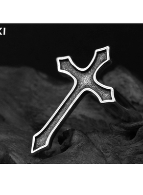 yuki男士925纯银经典复古戒指环