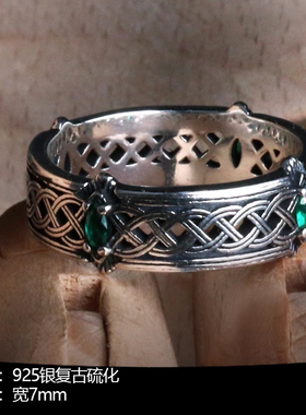 yuki男士925纯银戒指女ins银饰品