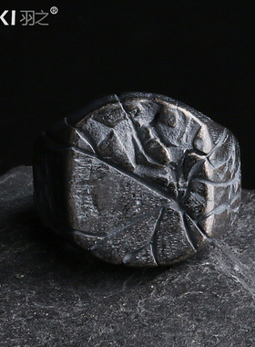 yuki男士霸气925纯银力量之戒指