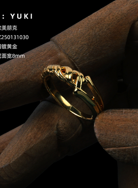 YUKI设计师款开口戒指朗基努斯