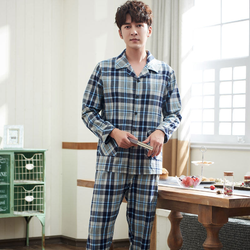 安之伴春秋新款情侣睡衣女士套装梭织纯棉磨毛男士长袖长裤家居服,淘宝优惠券,粉丝福利购,淘宝优惠卷