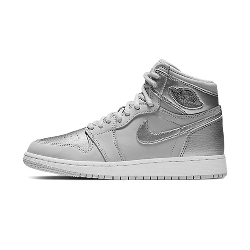 Air Jordan 1 High GS AJ1灰银日本限定高帮篮球鞋女575441-029-图3