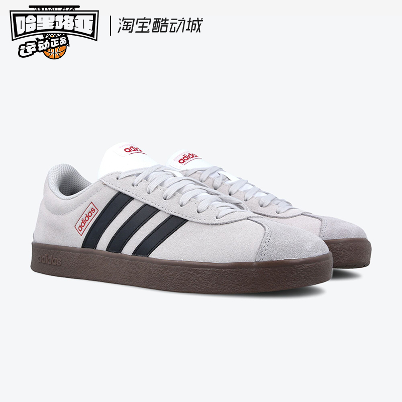 Adidas/阿迪达斯neo VL Court Lifestyle 减震灰色休闲板鞋HQ1802 - 图2