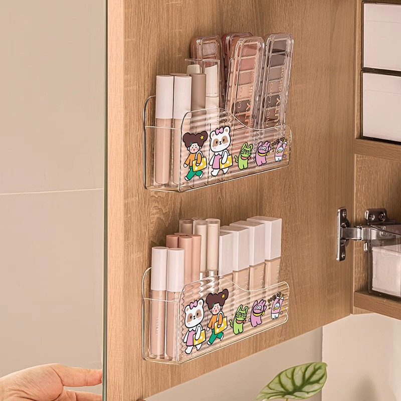 镜柜收纳盒壁挂式化妆品口红置物架卫生间浴室桌面整理盒储物盒子,淘宝优惠券,粉丝福利购,淘宝优惠卷
