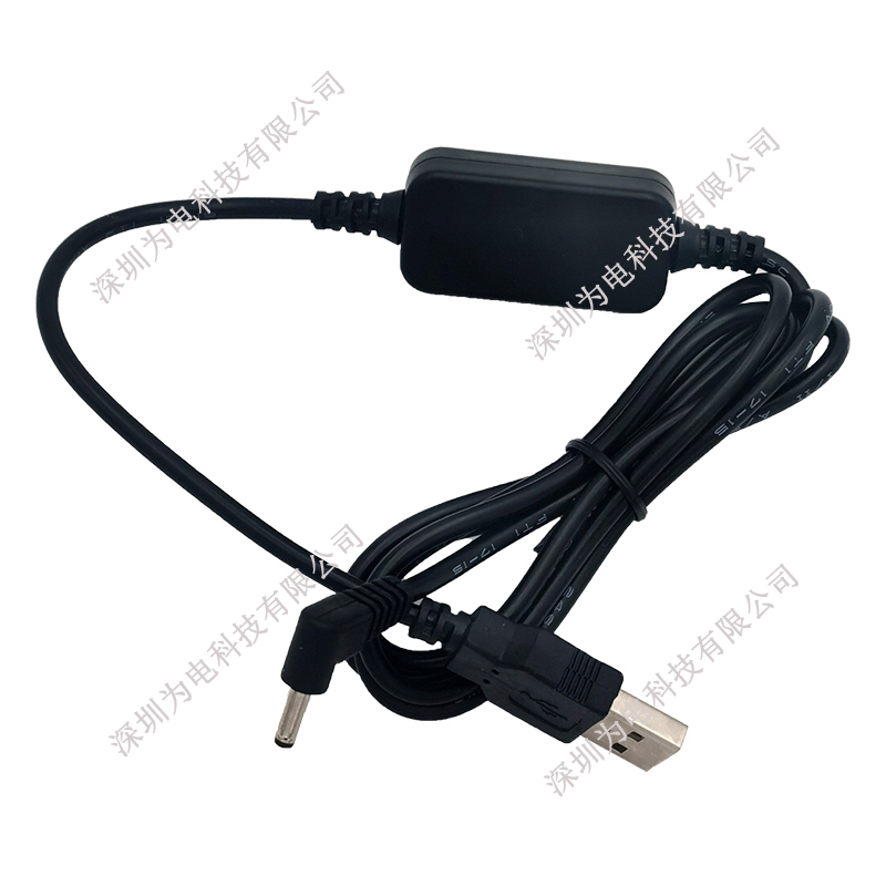 USB升压线适用佳能LP-E10 E8 E12 E5 E15 E17 NB-10L 7L假电池 - 图1