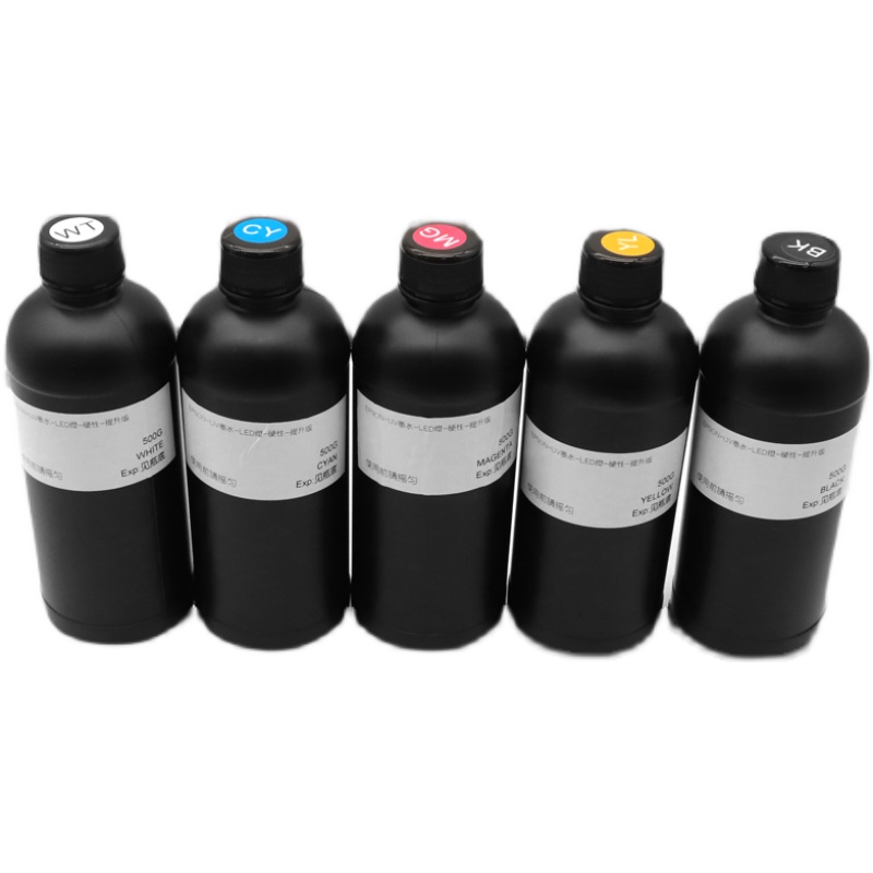 硌彩适用理光G5墨水 UV墨水 LED灯固化墨水硬性柔性墨水UV喷头墨 - 图3