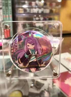 亚克力吧唧九宫格徽章展示架谷子托摆台动漫周边十宫格胸章保护盒