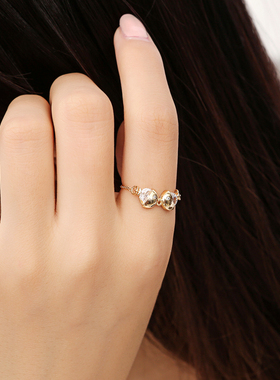 纯然饰品可调节戒指女时尚个性