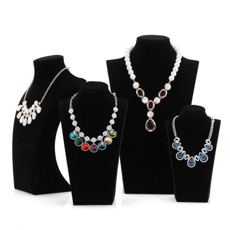 优彩模特架人像脖子吊坠道具挂架 古悠项链