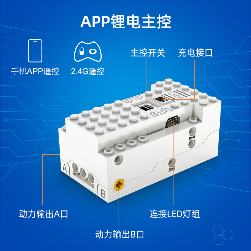 儿童遥控编程积木机器人STEM科教拼装玩具8-10十二岁男孩生日礼物 - 图1