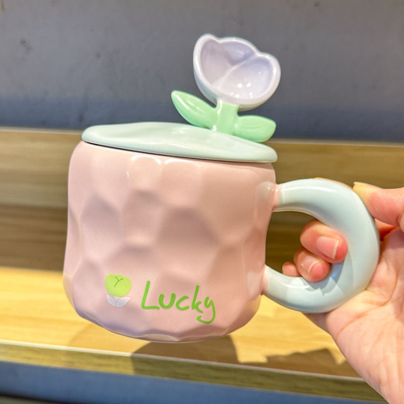 郁金香伴手礼女伴娘实用小礼品女生闺蜜高颜值水杯创意母亲节礼物