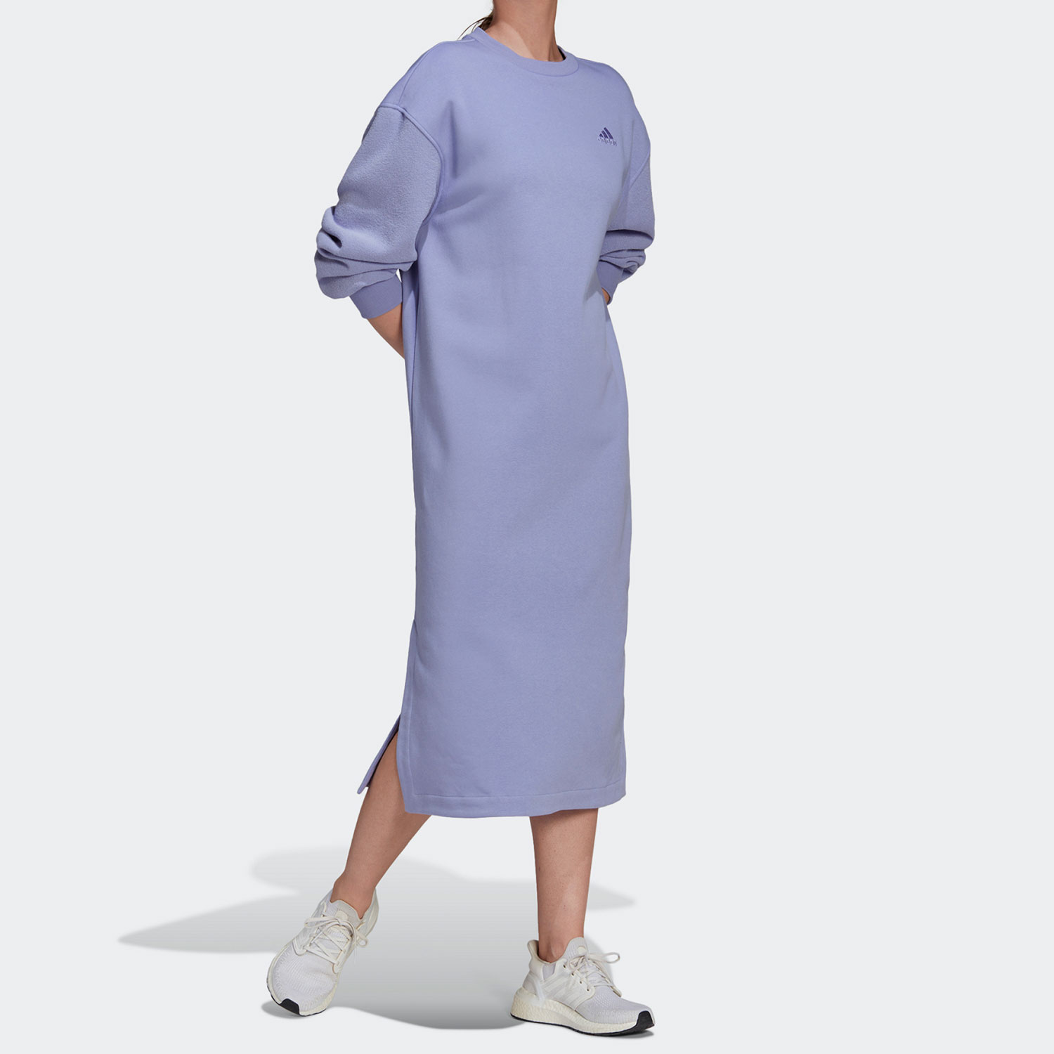 Adidas/阿迪达斯正品新款女子运动长袖连衣裙HU0304 - 图2