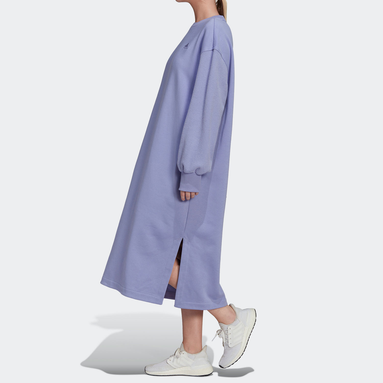 Adidas/阿迪达斯正品新款女子运动长袖连衣裙HU0304 - 图0