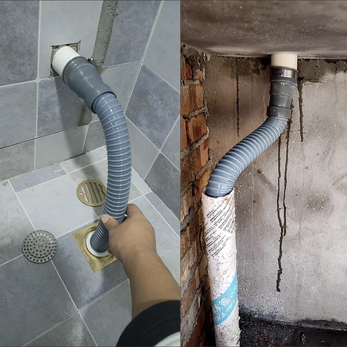 40 45 50大口径水槽下水软管加厚耐高温喇叭口排水管防溢水排水管 - 图1