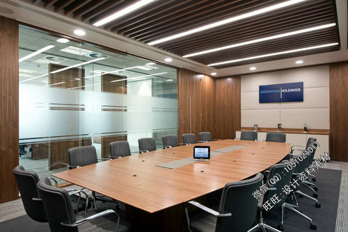办公会议室会议厅装饰设计实景照片效果图工装现代欧式办公室设计 - 图2