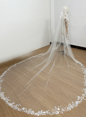 花朵超仙森系3D订婚礼服裙