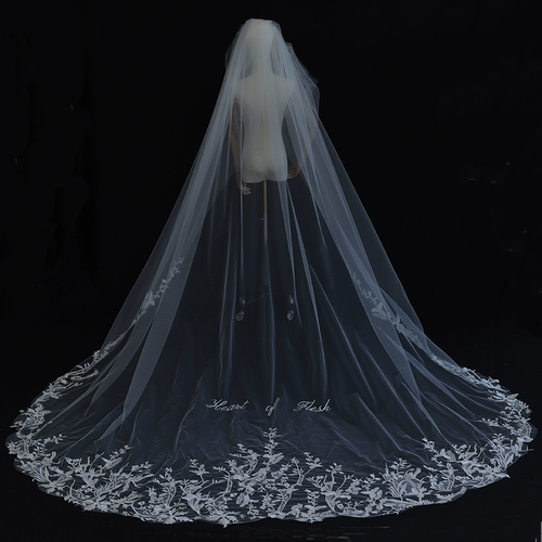 Элитный кружевной корейский аксессуар для волос для невесты, простой и элегантный дизайн