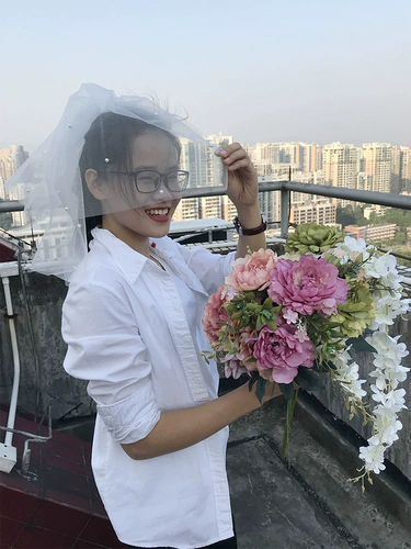 Короткий аксессуар для волос для невесты из жемчуга, французский стиль, простой и элегантный дизайн