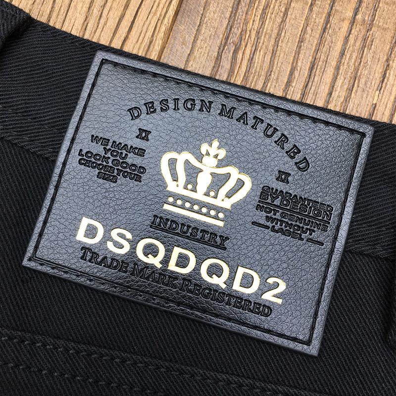 刺绣黑色牛仔裤男九分裤秋季欧货高端潮流弹力休闲修身长裤秋冬款,淘宝优惠券,粉丝福利购,淘宝优惠卷