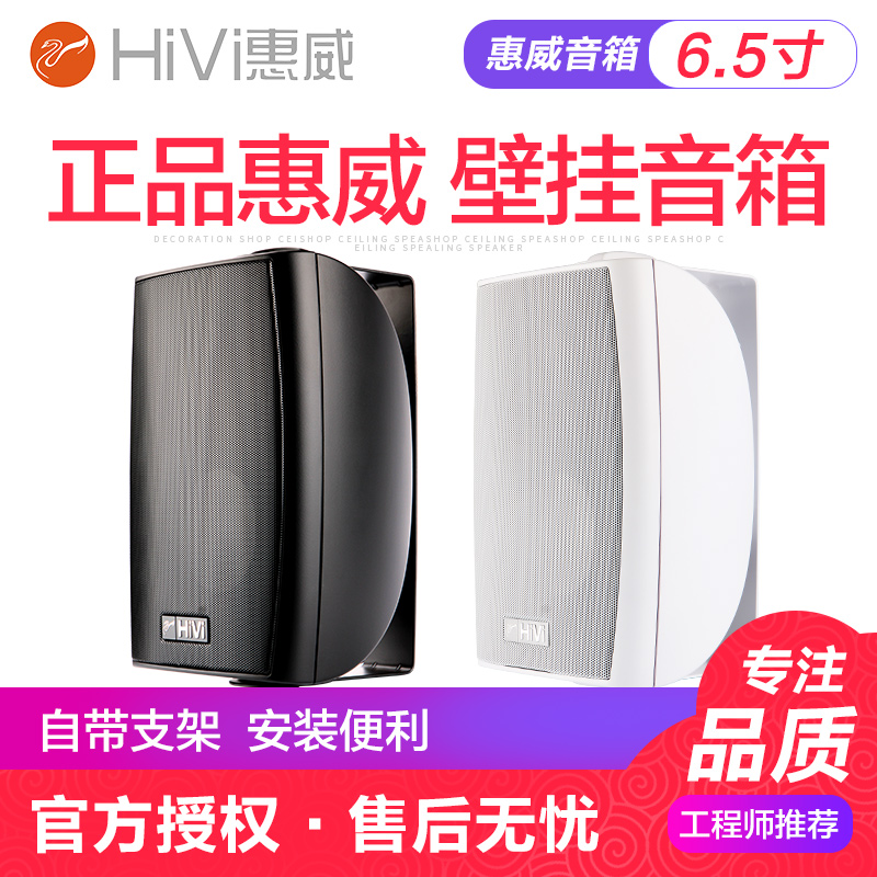 Hivi/惠威 VA6-OS壁掛音箱會議室套裝定壓掛壁音響 店鋪掛式喇叭