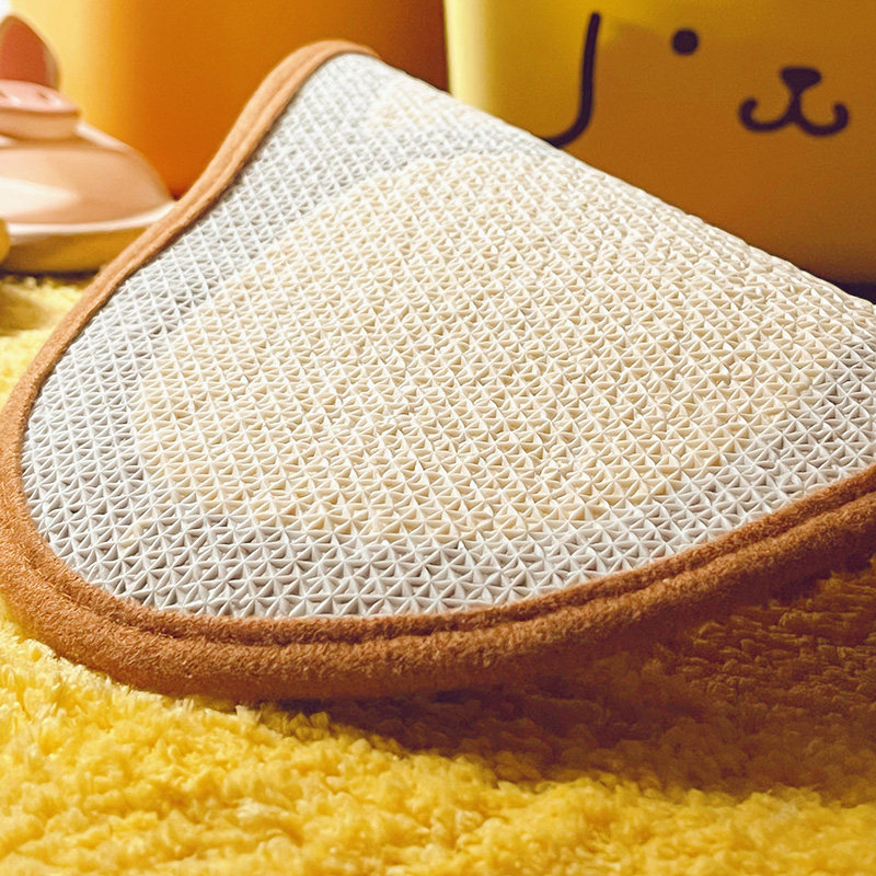 软绵绵自制动森x布丁狗背影地毯tufting猫咪坐垫黄色修勾屁屁地,淘宝优惠券,粉丝福利购,淘宝优惠卷