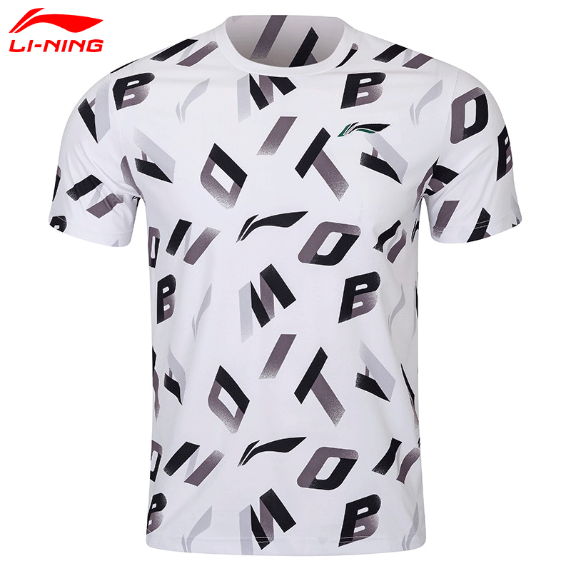 李宁短袖男2025夏季新款刺绣LOGO圆领透气宽松薄款休闲运动T上衣 - 图3