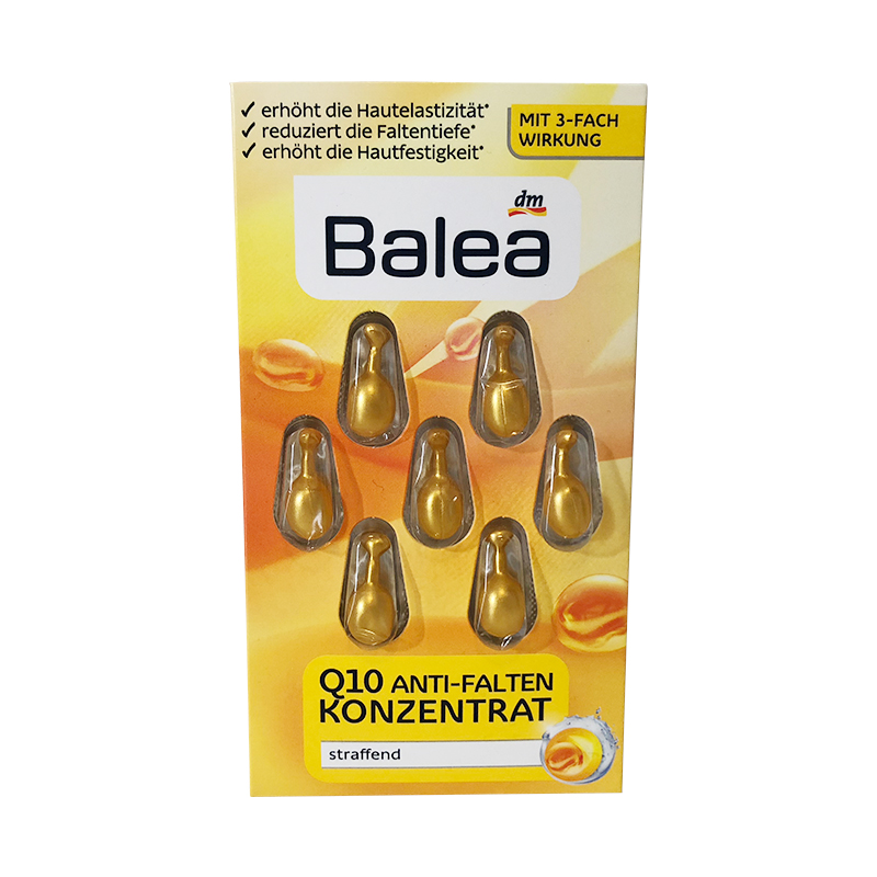 芭乐雅海藻保湿补水 抗皱提拉绿茶眼部面部精华胶囊 Q10 德国 Balea 芭乐雅海藻保湿补水 抗皱提拉绿茶眼部面部精华胶囊 Q10 德国 Balea
