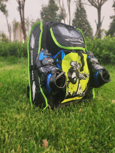 大容量儿童男女轮滑包双肩dc速滑鞋包专业轮滑冰刀鞋包双肩速滑包 - 图2