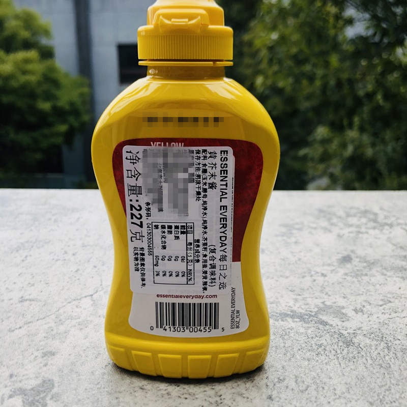 美国YELLOW MUSTARD每日之选黄芥末酱0脂肪0卡0碳水227g-图0