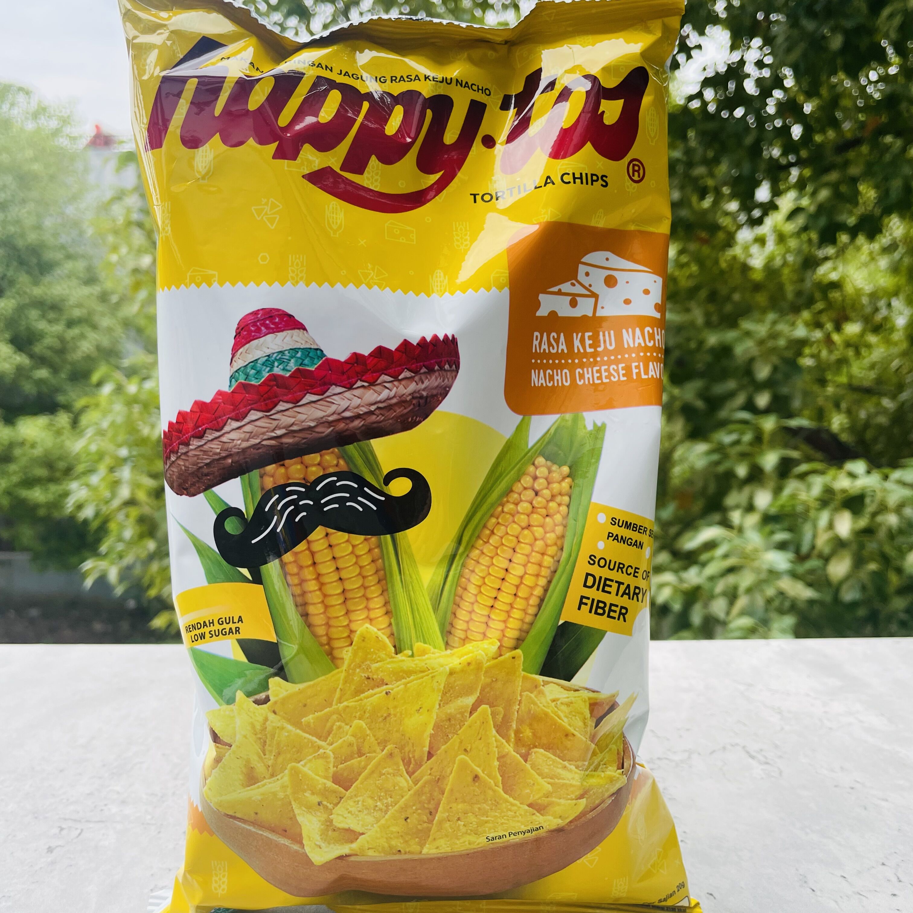 corn chips印尼进口特菲奥/MAXICORN原味/奶酪烧烤玉米片零食 - 图0