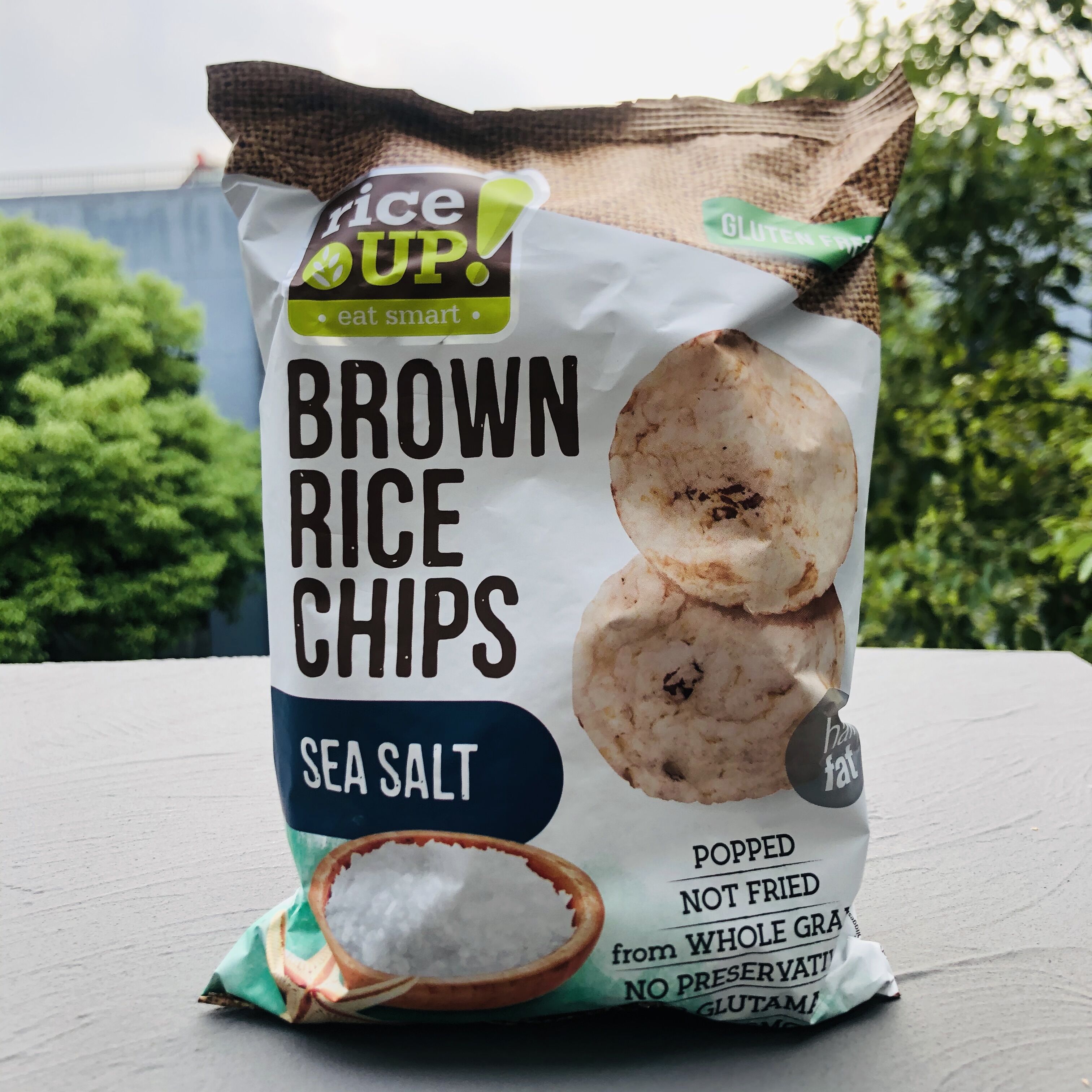 保加利亚进口甘齿记无麸质脆片Brown Rice chips 60g - 图1