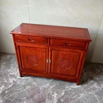 Special Price Red Wood Dining Side Cabinet Whole Load Storage Hyun Cabinet New Chinese Guest Hall Furnishings Hedgehog Purple Sandalwood Solid Wood Tea Water Cabinet