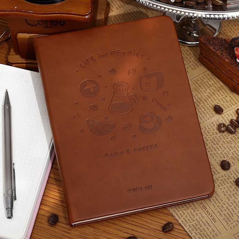 NOTE FOR生活小确幸B6皮面手帐本精装简约风学生书写日程计划本,淘宝优惠券,粉丝福利购,淘宝优惠卷