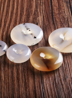 diy海洋玉髓怀古风饰品配件吊坠