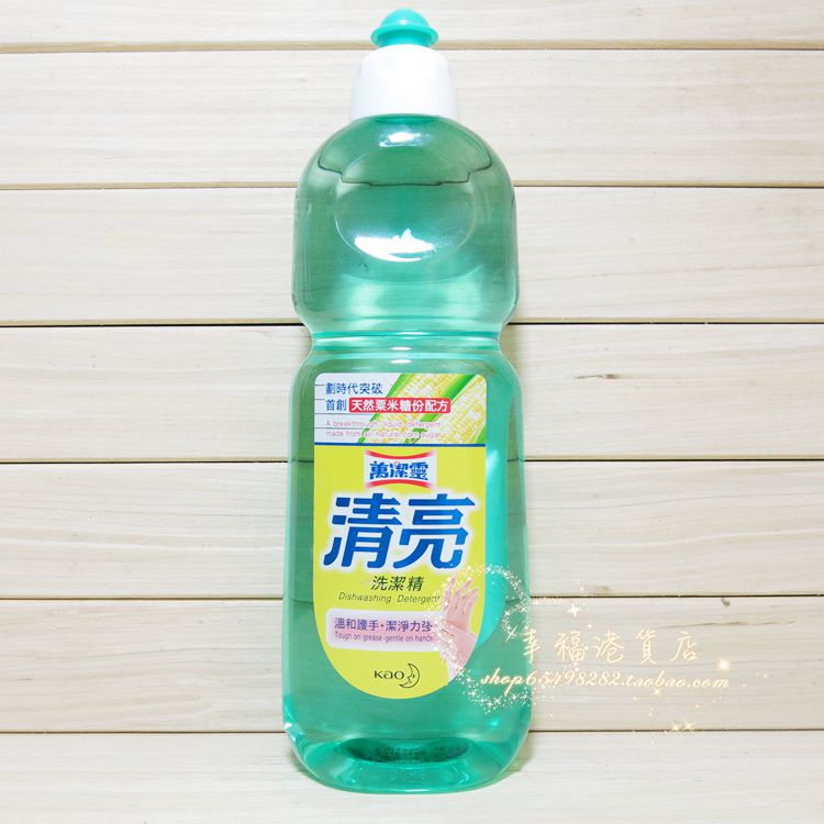 金冠卖家 港版KAO/花王万洁灵清亮洗洁精 天然不伤手 600ml - 图0