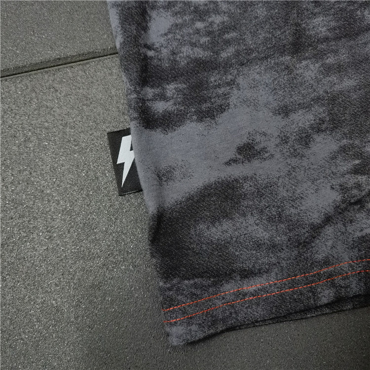 复古怀旧澳大利亚摇滚老炮植绒ACDC印花圆领全棉短袖歌迷T恤Y731 - 图2