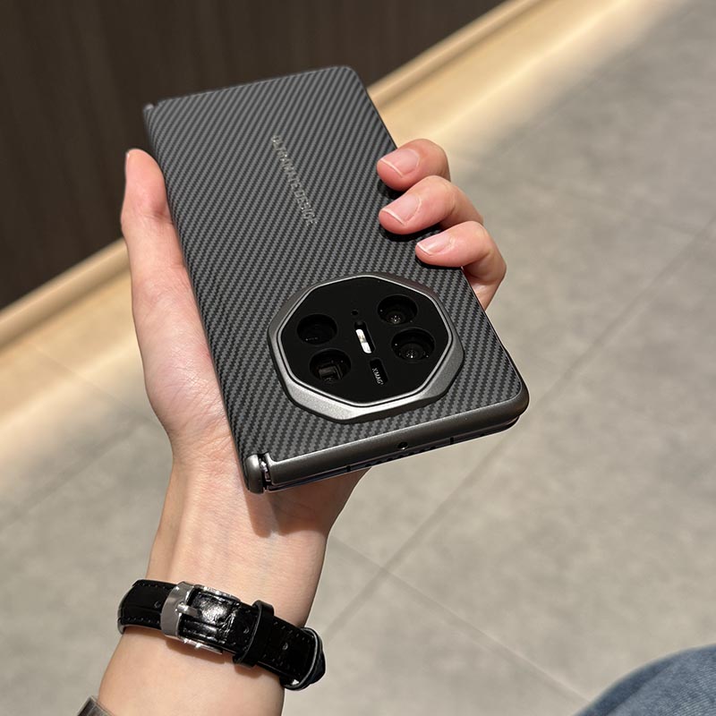 适用华为matex5秒变XT非凡大师手机壳中轴附吸新品matex6典藏版保护套魅特X3碳纤维纹皮革创意高档男超薄外壳 - 图2
