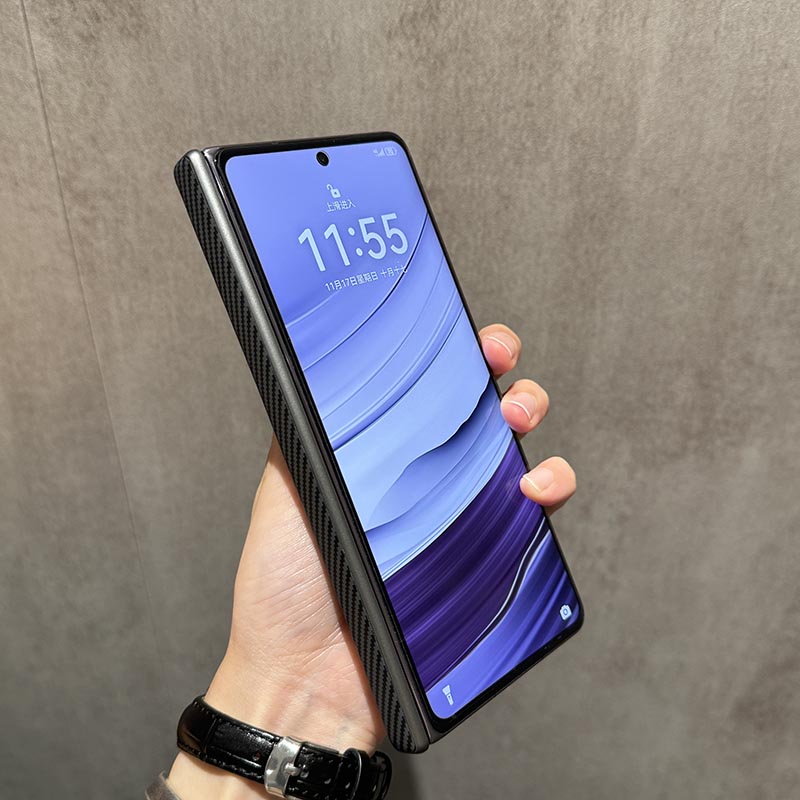 适用华为matex5秒变XT非凡大师手机壳中轴附吸新品matex6典藏版保护套魅特X3碳纤维纹皮革创意高档男超薄外壳 - 图1